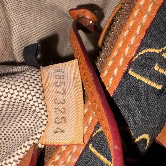 Dooney & Bourke Black and Tan Satchel - Picture 10 of 13